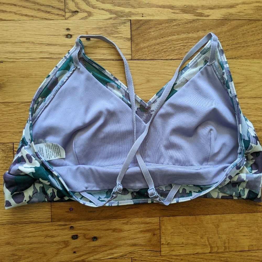 JoyLab Lavender and Green Sports Bra - Picture 5 of 7